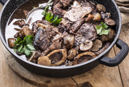 קדירת אוסובוקו וארטישוק ירושלמי ביין לבן